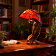 Flying Lady Red Tiffany