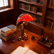 đèn bàn tiffany nữ thần